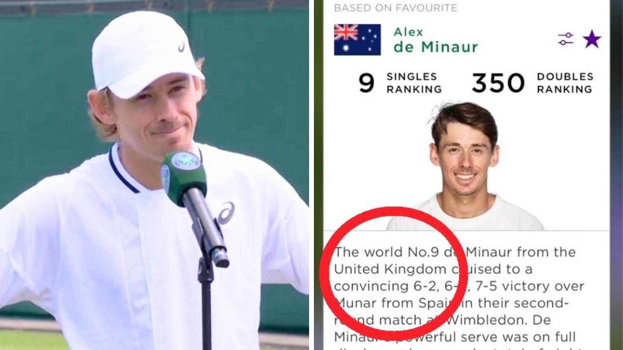 ‘Hugely offensive’: Wimbledon’s unforgivable Alex de Minaur detail