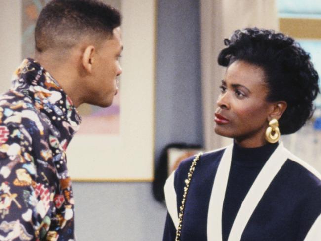 THE FRESH PRINCE OF BEL-AIR -- "Ill Will" Episode 18 -- Pictured: (l-r) Will Smith as William 'Will' Smith, Janet Hubert as Vivian Banks -- Photo by: Mike Ansell/NBCU Photo Bank