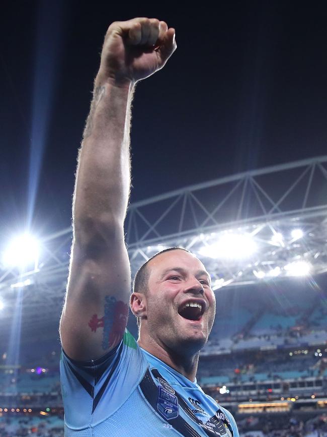 Blues skipper Boyd Cordner led from the front in State of Origin II. Photo: Getty Images