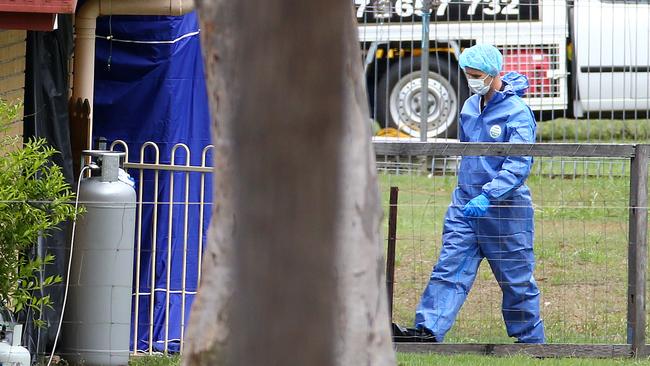 The forensic search of the Thorburn property has entered its fifth day. Picture: Liam Kidston