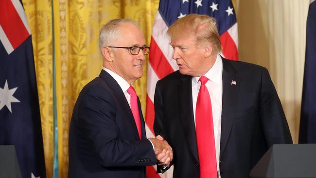 Malcolm Turnbull recently met Donald Trump in Washington.