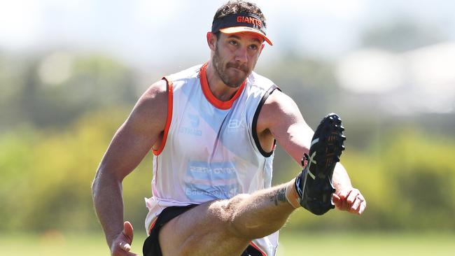 Mumford at GWS training. Picture: Phil Hillyard