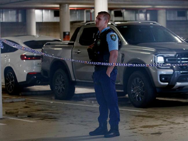 Police at the crime scene on Wednesday. Picture: NCA NewsWire / Nikki Short