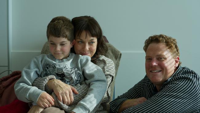 Carly Rawson worries about her family’s future. Picture: Colin Maier