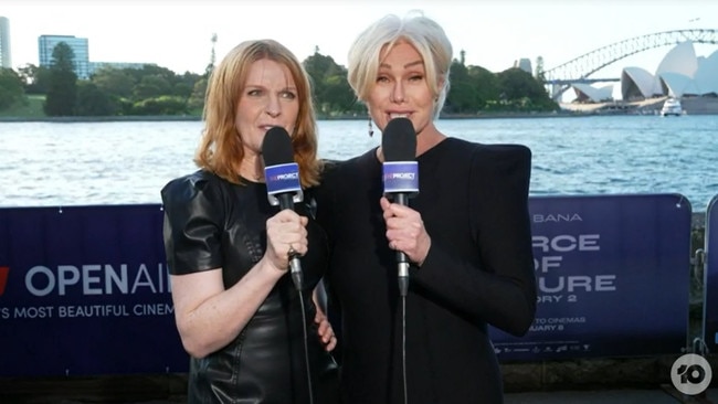 The Aussie star shocked fans when she split from Jackman last year. Picture from Channel 10.