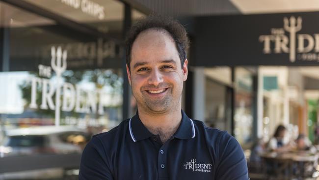 Chris Photiou, owner of Trident Fish &amp; Grill, Owner Chris Photiou, said Fish and chips run in the Photiou family’s blood. Picture: Paul Tuthill