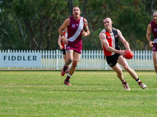 Michael O'Connor of the Randwick City Saints in the Men's Div 5 grand final. Picture: Contributed