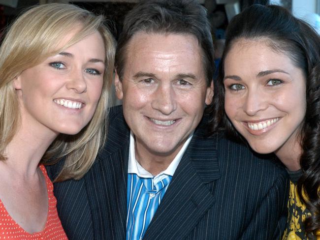 Newsreader Alicia Gorey with Channel 9 boss Jeff Browne and Giaan Rooney.