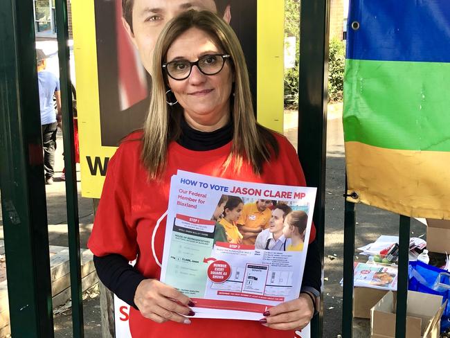 Labor voter Mariam was allegedly flashed by a United Australia Party volunteer. Picture: Eliza Barr