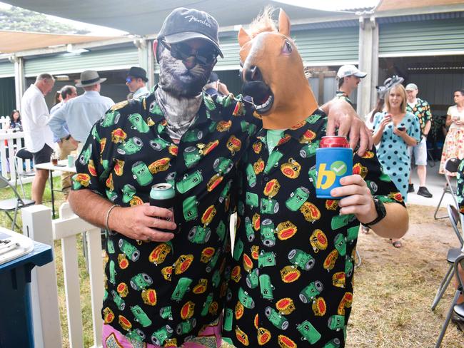 Garry Hocking and John Longmire at the Alex Scott &amp; Staff Woolamai Cup on Saturday, February 8, 2025. Picture: Jack Colantuono