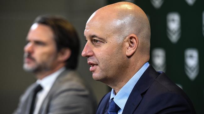 Nick Weeks and Todd Greenberg kept it very close. (AAP Image/Brendan Esposito)