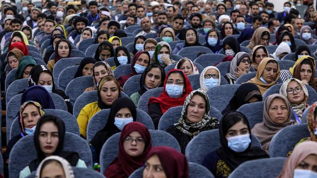 Members at the loya jirga held in Kabul. Picture: AFP