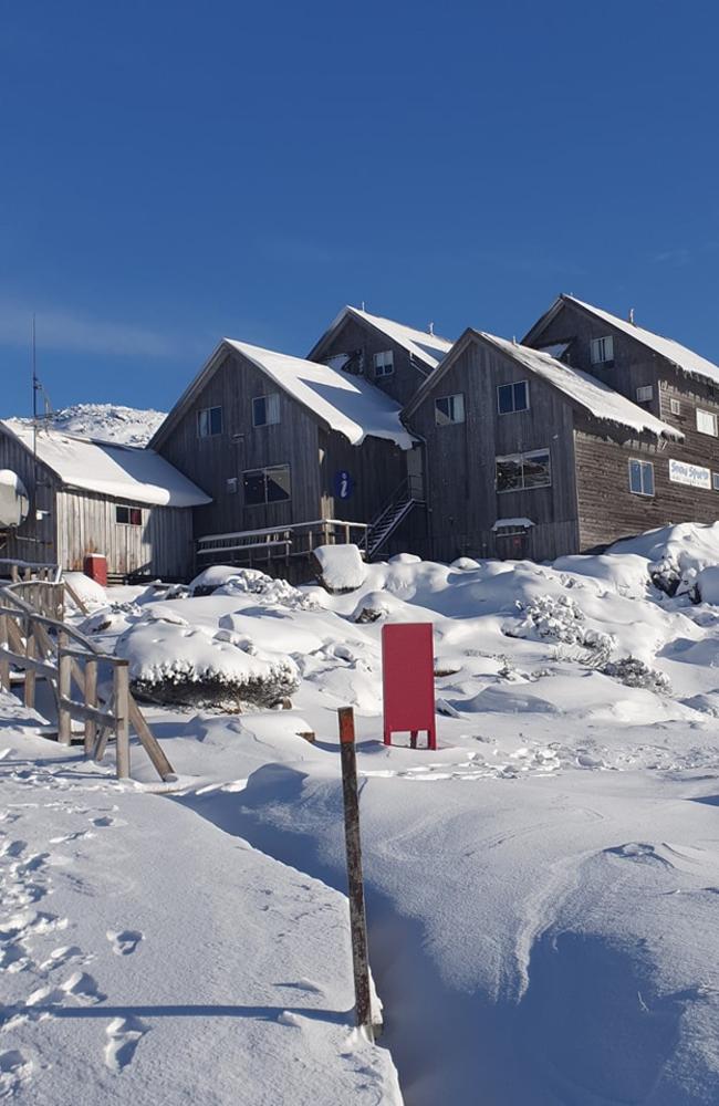 Even Tassie had a snow dump. Picture:Facebook/ Ben Lomond Snow Sports