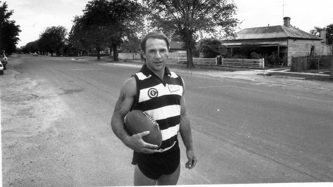 John Brunner played in Benalla All Blacks’ 1981 premiership win before becoming a star at Yarrawonga, Barooga and Benalla. Picture: Mark Morrissy