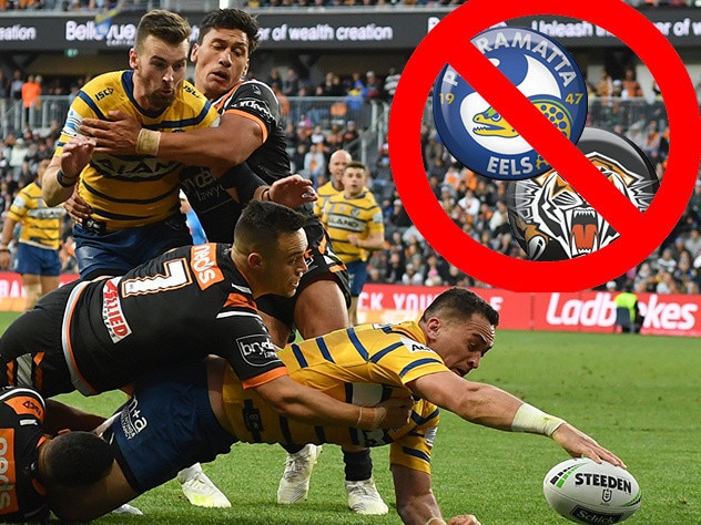 Channel Nine vetoed the Tigers-Eels Monday night blockbuster in round three.