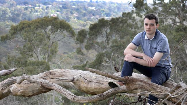 Tom Morrison of Glenalta, who formed the facebook group 20 Metre Trees. Picture Dean Martin