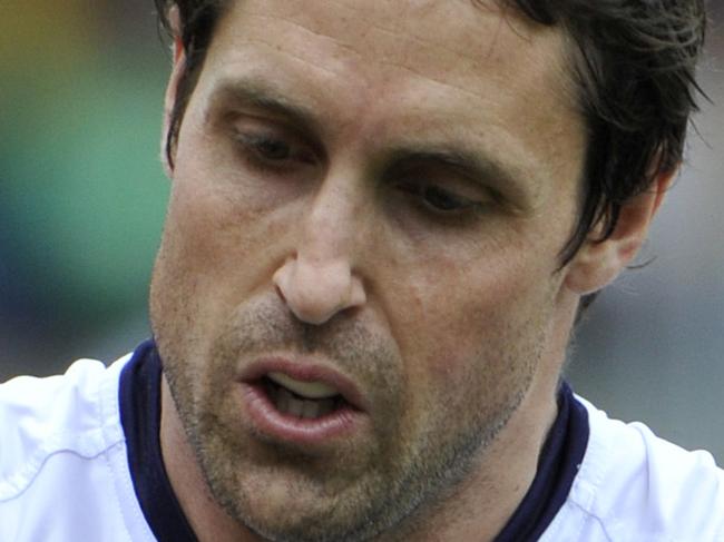 AFL. Fremantle Dockers v Westcoast Eagles in the Derby at Pattersons Stadium in Perth. pictured - Docker Luke McPharlin