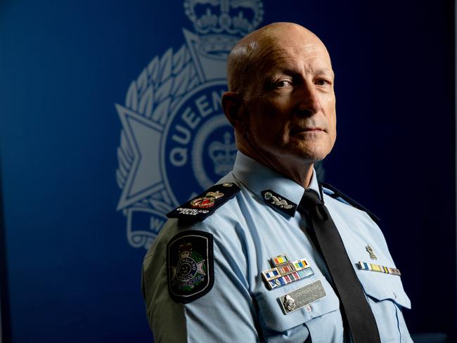 Commissioner of the Queensland Police Service, Steve Gollschewski. Picture: Richard Walker