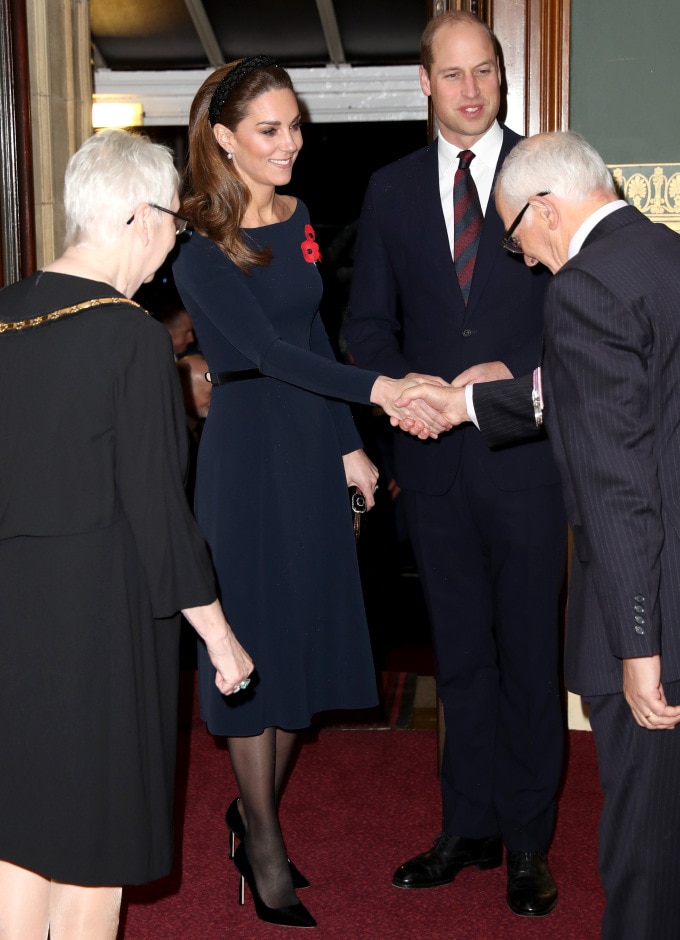 The Duchess of Cambridge and Prince William attend the annual Festival of Remembrance at the Royal Albert Hall on November 09, 2019 in London, England. Image credit: Getty Images