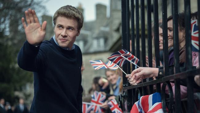 The last batch of episodes from The Crown’s final season shifts its focus from Princess Diana to young Prince William (Ed McVey) and Kate Middleton. Picture: Netflix