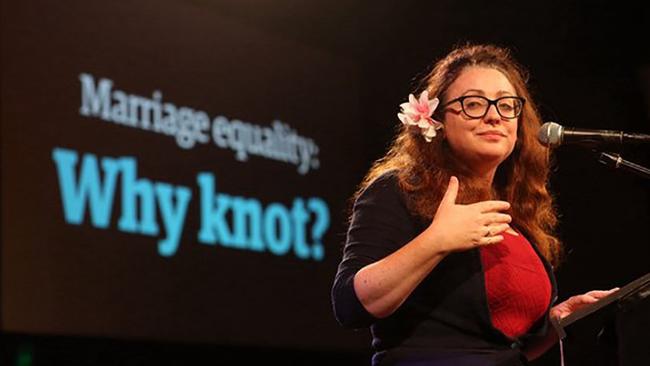 Badham as she wants to be: Columnist Van Badham asks ‘Why knot?’.