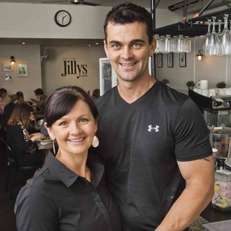 Lisa and Mark Bentley of Jilly's Cafe.