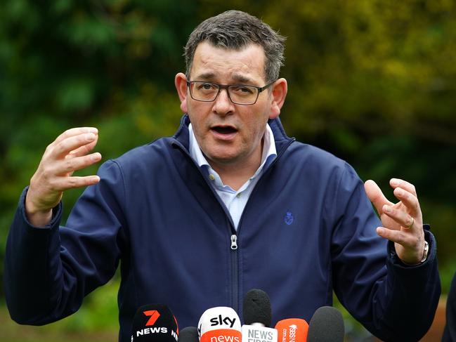 Former Premier Daniel Andrews pulled the pin on the 2026 Commonwealth Games. Picture: Luis Enrique Ascui