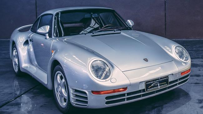 A 1988 Porsche 959 — the world’s fastest car at the time it was launch. Picture: Supplied.