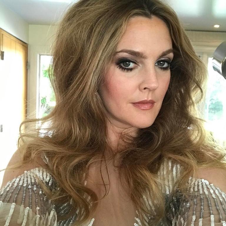 Drew Barrymore ... "And then it's like that #goldenglobes @debraferullomakeup @hairbyjohnd @_leeharris_" Picture: Instagram