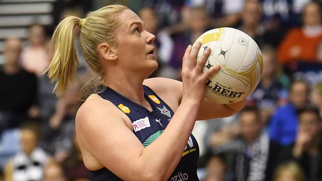 Caitlin Thwaites is back in the groove for the Vixens. Picture: AAP