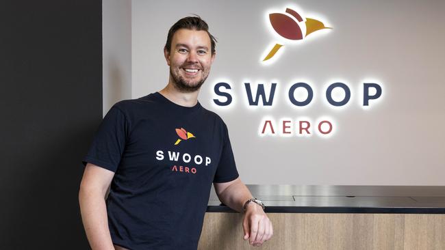 Swoop Aero chief executive Eric Peck. Picture: Aaron Francis