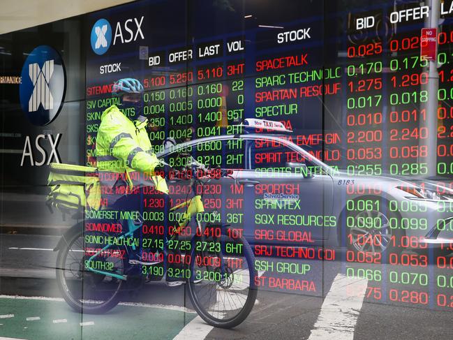 SYDNEY, AUSTRALIA : NewsWire Photos - SEPTEMBER 30 2024 ; A general view of the digital boards at the ASX in Sydney. Picture: NewsWire / Gaye Gerard