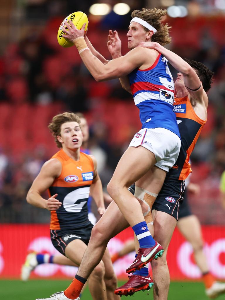 Aaron Naughton kicked five last week. Picture: Matt King/AFL Photos/Getty Images