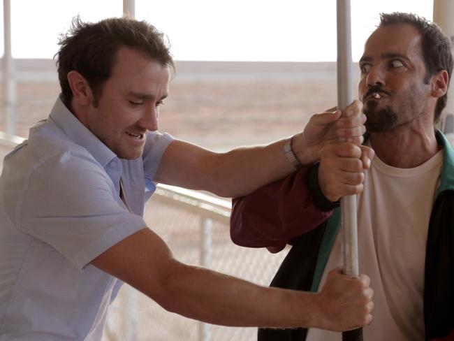 Awaiting cult status ... Josh McConville and Alex Dimitriades in The Infinite Man.