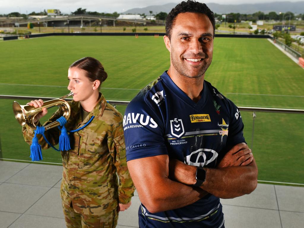 NRL Defence Round jersey unveiled by North Queensland Cowboys