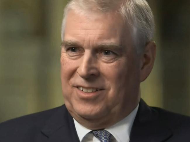 Prince Andrew on BBC’s Newnight answering questions about his friendship with Jeffrey Epstein. Source: BBC