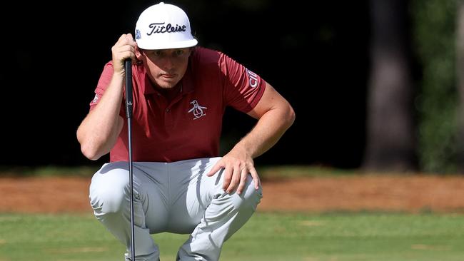 Aussie Cameron Smith shot the lowest-ever four-day score in history without winning The Masters. Picture: Rob Carr/Getty Images/AFP