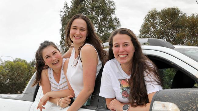 Lauren Vallely, Zoe Lysaght and Izzy Galloway, all 23, have graduated medicine and university and are ready to holiday. Picture Dean Martin