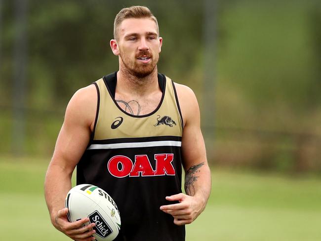 Explicit images of NRL player Bryce Cartwright appeared online in an alleged act of revenge porn. Picture: Gregg Porteous