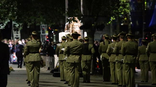 City of Sydney Council has recommended rejecting an application for a $5000 to go towards Martin Place’s Anzac dawn service. Picture: Bill Hearne