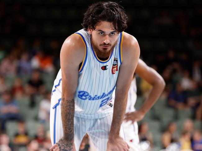 Coveted big man Tyrell Harrison has been locked away by the Bullets. Picture: Getty Images