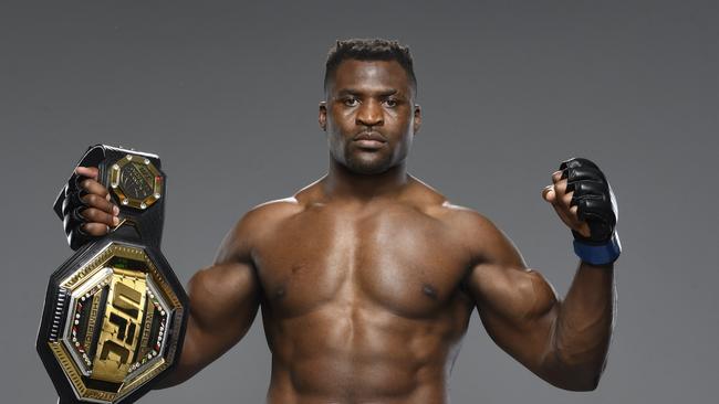 UFC heavyweight champ Francis Ngannou. (Photo by Mike Roach/Zuffa LLC)