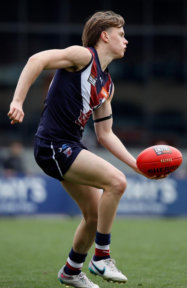 Sam Marshall during the 2024 Coates Talent League Boys Grand Final. Picture: Riley Lockett/AFL Photos via Getty Images.