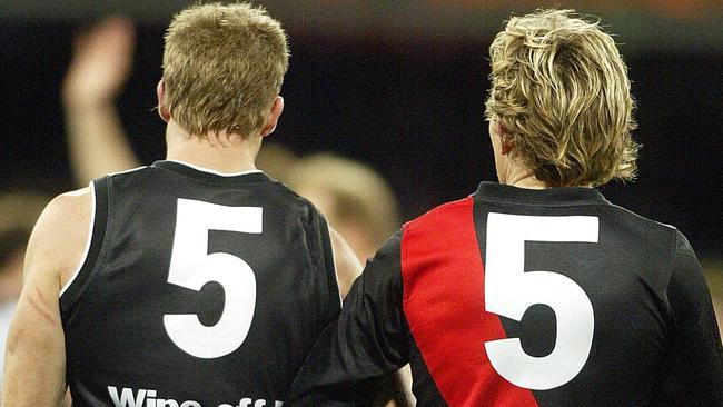 Nathan Buckley and James Hird retired in 2007.