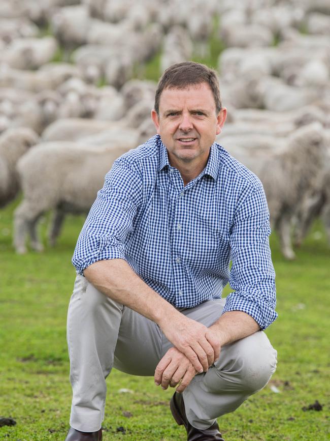 Nick McBride at his farm in Conmurra. Picture: Tom Huntley