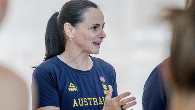 Opals coach Sandy Brondello has named a training squad ahead of Australia’s World Cup qualifiers in Serbia. Picture: Jerad Williams