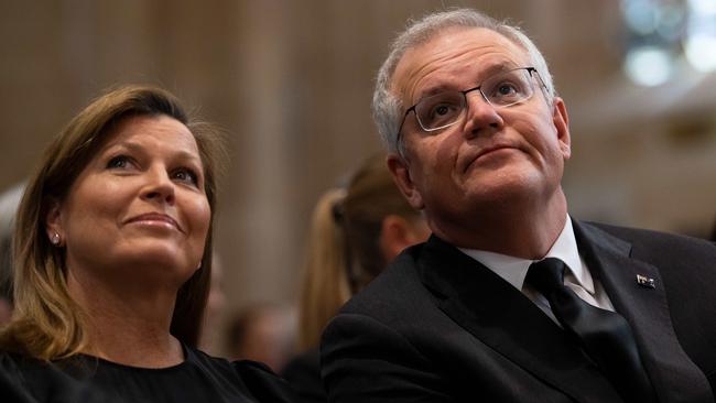 Jenny and Scott Morrison. Picture: NCA NewsWire/Bianca De Marchi