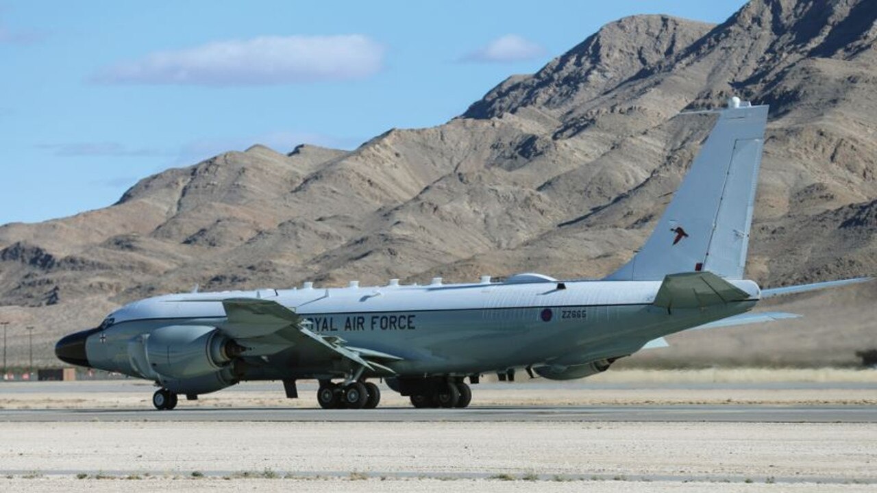 RAF Rivet Joint spy plane. Picture: RAF