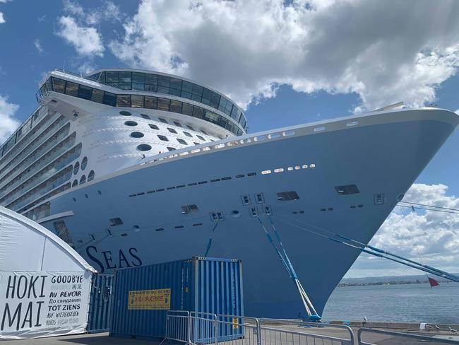 Passengers on the cruise ship say they were not aware of any risks. Picture: Supplied