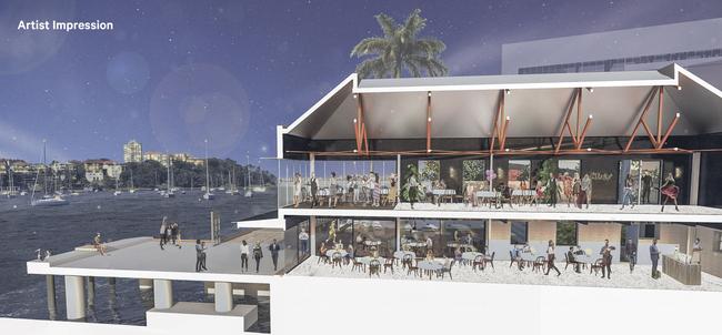 Another artist’s impression of one of the buildings on the base. Picture: Sydney Harbour Trust